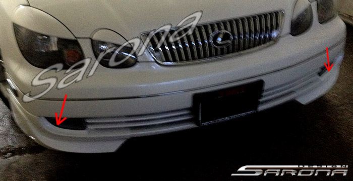 Custom Lexus GS300-400  Sedan Front Lip/Splitter (1998 - 2005) - Call for price (Part #LX-009-FA)